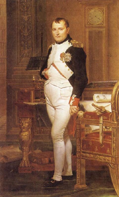 Jacques-Louis David Napoleon in his Study oil painting image